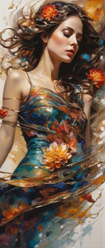 girl in flowers,art painting,flower painting,boho art,falling flowers,fantasy art,oil painting on canvas,beautiful girl with flowers,splendor of flowers,mystical portrait of a girl,fallen petals,meticulous painting,passion bloom,oil painting,dance with canvases,fabric painting,fineart,world digital painting,gracefulness,flower art,Photography,General,Natural