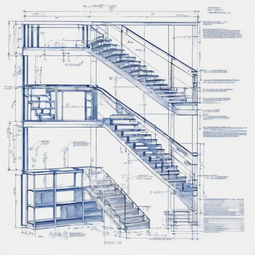 blueprints,frame drawing,house drawing,blueprint,architect plan,scaffold,staircase,outside staircase,fire escape,steel stairs,archidaily,winding staircase,technical drawing,balconies,kirrarchitecture,stairwell,multi-storey,sheet drawing,stair,stairs,Unique,Design,Blueprint