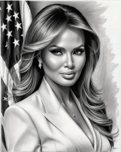 president of the u s a,patriot,donald trump,45,president of the united states,havana brown,official portrait,the president,trump,president,caricature,kim,photo painting,secretary,queen of liberty,politician,miss universe,caricaturist,connie stevens - female,custom portrait,Illustration,Black and White,Black and White 30