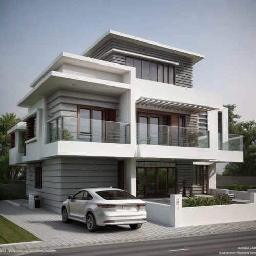 modern house,3d rendering,residential house,build by mirza golam pir,smart home,floorplan home,smart house,modern architecture,house front,two story house,exterior decoration,family home,residence,house shape,holiday villa,residential,residential property,private house,luxury property,contemporary
