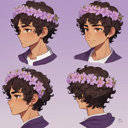 flower crown,lilacs,lilac flowers,lavender bunch,lilac blossom,lilac bouquet,perennial asters,flower crown of christ,asters,flowers png,purple hydrangeas,flower garland,bunch of flowers,common lilac,lilac flower,hydrangeas,lavender flowers,precious lilac,bouquets,cartoon flowers,Unique,Design,Character Design