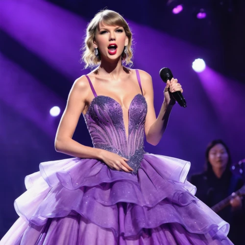 purple dress,ball gown,purple,quinceanera dresses,strapless dress,barbie doll,lilac,precious lilac,wedding gown,fairy queen,purple glitter,performing,singing,light purple,purple pageantry winds,purple lilac,purple background,playback,a princess,enchanting,Photography,General,Natural
