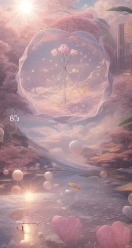 mushroom landscape,fantasy landscape,cosmos field,fairy world,mushroom island,dream world,futuristic landscape,panoramical,cosmos wind,japanese sakura background,floating island,water lotus,sakura background,other world,virtual landscape,sky rose,landscape rose,dreamland,skyflower,cloud mushroom,Product Design,Fashion Design,Women's Wear,Retro Romance