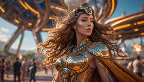 cg artwork,goddess of justice,fantasy woman,tomorrowland,wonder woman city,3d fantasy,symetra,fantasy art,fantasy picture,wonderwoman,athena,heroic fantasy,female warrior,warrior woman,the enchantress,queen cage,wonder woman,sci fiction illustration,fantasia,shanghai disney,Photography,General,Sci-Fi