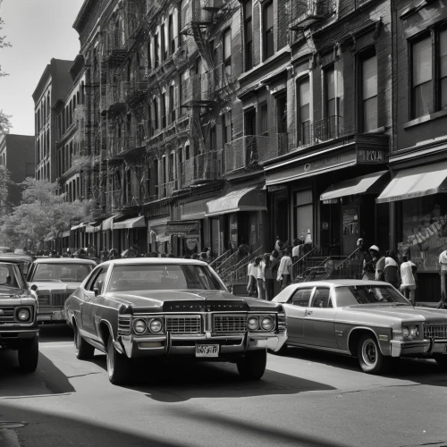 chrysler fifth avenue,new york streets,1960's,1955 montclair,13 august 1961,volvo 140 series,vintage cars,1950s,harlem,edsel pacer,meatpacking district,60s,new york taxi,chrysler windsor,merceds-benz,edsel,aronde,volvo cars,old cars,cadillac de ville series,Photography,General,Natural