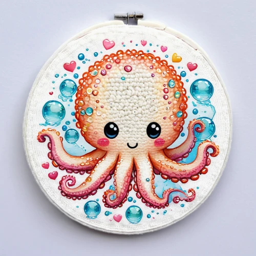 fun octopus,octopus,cephalopod,pink octopus,squid rings,octopus tentacles,octopus vector graphic,cephalopods,squid game card,marine invertebrates,kraken,cnidarian,cnidaria,calamari,sea animal,squid,jellyfish,sea creatures,under sea,silver octopus,Illustration,Japanese style,Japanese Style 01