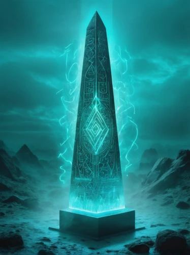 obelisk,lotus stone,obelisk tomb,druid stone,monolith,award background,artifact,shard of glass,the pillar of light,eth,stele,megalith,ethereum logo,ethereum icon,totem,runes,healing stone,runestone,light cone,ethereum symbol,Photography,Artistic Photography,Artistic Photography 07