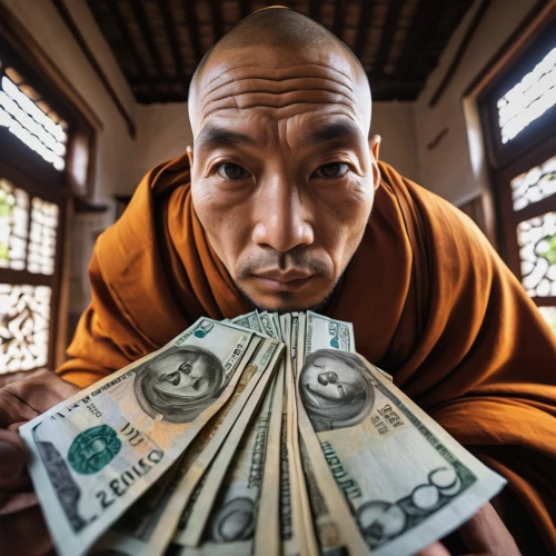 buddhist monk,middle eastern monk,buddhists monks,indian monk,buddhist,money transfer,buddha focus,grow money,passive income,theravada buddhism,monk,buddhists,time and money,money handling,wire transfer,monks,money changer,thai baht,prosperity,financial concept,Photography,General,Natural