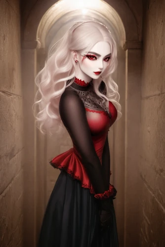 vampire lady,vampire woman,gothic portrait,gothic woman,queen of hearts,fantasy portrait,widow,victorian lady,gothic fashion,lady of the night,gothic,gothic style,old elisabeth,femme fatale,lady in red,gothic dress,eglantine,white rose snow queen,fairy tale character,dark elf