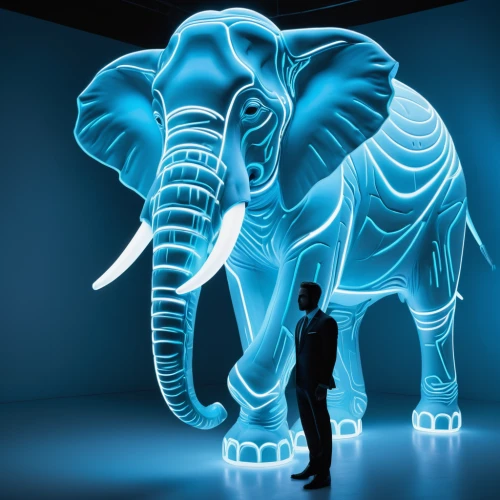 blue elephant,elephantine,circus elephant,pachyderm,elephant,vivid sydney,elephants and mammoths,indian elephant,african elephant,elephant line art,mahout,visual effect lighting,asian elephant,elephant's child,blue lamp,a museum exhibit,light art,ozeaneum,led lamp,led display,Photography,Artistic Photography,Artistic Photography 15