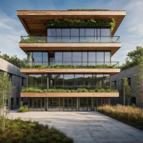 eco-construction,3d rendering,modern architecture,dunes house,modern house,modern office,modern building,timber house,archidaily,contemporary,kirrarchitecture,render,eco hotel,garden elevation,cubic house,grass roof,glass facade,futuristic architecture,office building,new building