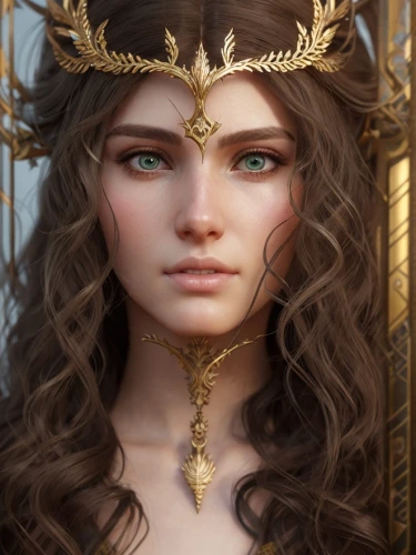 golden crown,gold crown,celtic queen,artemisia,diadem,headpiece,gold foil crown,laurel wreath,cleopatra,crown render,priestess,queen crown,athena,ancient egyptian girl,golden wreath,fantasy portrait,princess crown,zodiac sign libra,crowned,tiara,Common,Common,Game