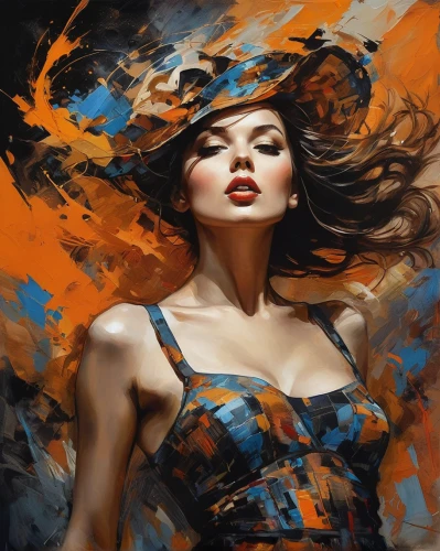 world digital painting,digital painting,art painting,fantasy art,painted lady,fantasy portrait,italian painter,oil painting,photo painting,oil painting on canvas,mystical portrait of a girl,painting technique,painter,swirling,young woman,asian woman,painterly,fineart,orange,orange scent,Photography,General,Natural