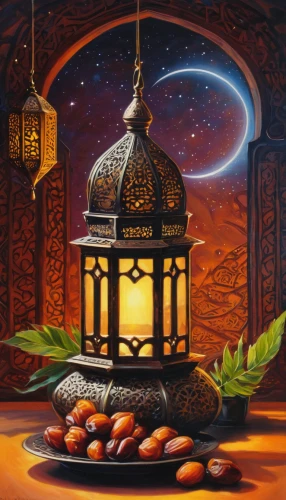 arabic background,ramadan background,islamic lamps,persian norooz,morocco lanterns,ramadan,illuminated lantern,argan,persian poet,eid-al-adha,lantern,rem in arabian nights,arab night,argan tree,khazne al-firaun,khokhloma painting,oil painting on canvas,sacred fig,persian,iranian nowruz,Conceptual Art,Fantasy,Fantasy 04