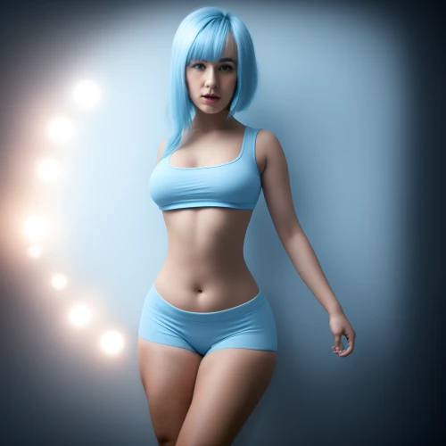 aqua,anime 3d,3d rendered,cyan,rei ayanami,blue heart,3d render,holly blue,3d model,vocaloid,tiber riven,gradient mesh,anime girl,3d figure,light blue,smurf figure,hatsune miku,winterblueher,3d background,3d fantasy