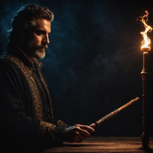 thorin,candlemaker,golden candlestick,candle wick,smouldering torches,house trailer,games of light,candlelight,fire artist,quarterstaff,burning candle,candlestick,athos,torchlight,blacksmith,lamplighter,a candle,flaming torch,candle flame,torch-bearer,Photography,General,Fantasy