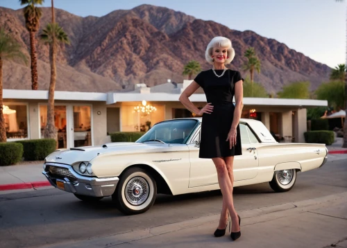 buick electra,ford thunderbird,cadillac eldorado,mamie van doren,edsel,edsel ranger,edsel citation,thunderbird,dodge monaco,classic car and palm trees,t bird,tenth generation ford thunderbird,lincoln motor company,chrysler windsor,american classic cars,cadillac series 60,edsel pacer,cadillac series 62,cadillac de ville series,edsel bermuda,Photography,General,Cinematic