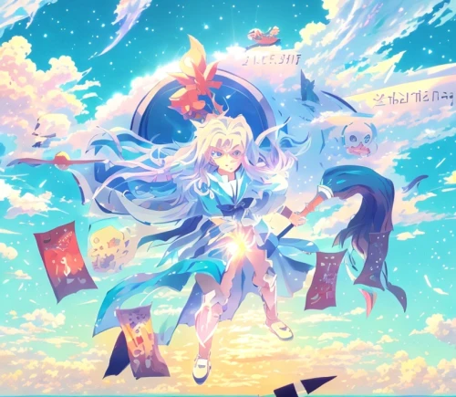 star mother,birthday banner background,cg artwork,monsoon banner,astral traveler,celestial event,hatsune miku,easter banner,goddess of justice,star winds,unicorn background,valentine banner,playmat,the fan's background,blue bird,fantasia,fairy galaxy,dove of peace,star sky,magi,Common,Common,Japanese Manga