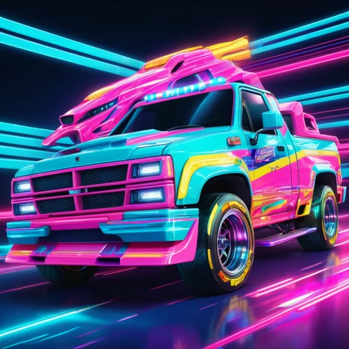 cybertruck,80's design,easter truck,retro vehicle,day of the dead truck,truck racing,neon,3d car wallpaper,truck,fire truck,neon arrows,emergency vehicle,neon ghosts,new vehicle,mobile video game vector background,van,80s,game car,chevrolet astro,ambulance,Conceptual Art,Sci-Fi,Sci-Fi 28