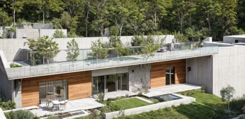 modern house,cubic house,dunes house,eco-construction,modern architecture,cube house,glass facade,house in the forest,folding roof,house in the mountains,residential,grass roof,residential house,house in mountains,holiday villa,metal cladding,timber house,eco hotel,luxury property,exposed concrete,Common,Common,Natural
