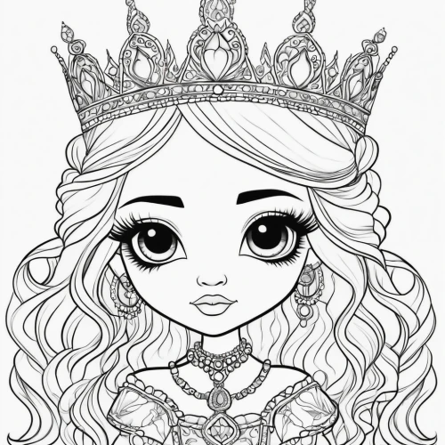 princess crown,coloring page,coloring pages,queen crown,crowned,coloring pages kids,heart with crown,crown,lineart,line art,gold foil crown,line-art,royal crown,miss circassian,princess,a princess,princess sofia,tiara,diadem,crowns,Illustration,Abstract Fantasy,Abstract Fantasy 10