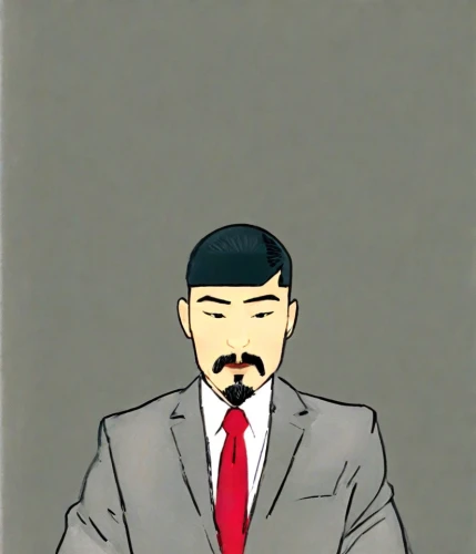 the emperor's mustache,nurungji,cholado,caricature,shimada,shirakami-sanchi,vladimir,shoji paper,choi kwang-do,goatee,pouchong,self-portrait,genghis khan,animated cartoon,ho chi minh,guevara,bowl cut,saji,cartoon doctor,belarus byn