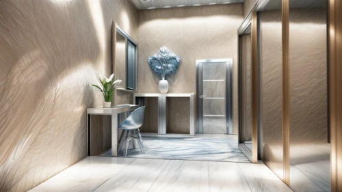 hallway space,3d rendering,luxury bathroom,modern minimalist bathroom,interior modern design,laminated wood,ceramic floor tile,shower door,ceramic tile,search interior solutions,washroom,room divider,contemporary decor,shower base,shower bar,bamboo curtain,tile flooring,wood-fibre boards,clay tile,almond tiles