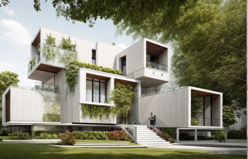 modern house,cubic house,modern architecture,3d rendering,prefabricated buildings,cube house,archidaily,cube stilt houses,residential house,facade panels,modern building,eco-construction,appartment building,smart house,new housing development,bendemeer estates,frame house,residential,contemporary,house hevelius,Architecture,Villa Residence,Modern,Bauhaus