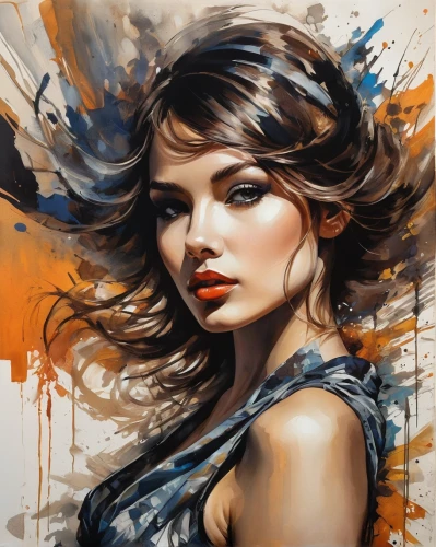 world digital painting,painting technique,art painting,digital painting,girl portrait,boho art,young woman,portrait background,oil painting on canvas,digital art,fantasy art,illustrator,painter,fantasy portrait,photo painting,orange,girl drawing,italian painter,digital artwork,oil painting,Photography,General,Natural