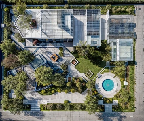 bird's-eye view,aerial view umbrella,view from above,overhead view,houston texas apartment complex,bird's eye view,bendemeer estates,from above,drone image,aerial shot,overhead shot,palo alto,aerial view,outdoor pool,mamaia,drone photo,tehran aerial,larnaca,residential,private estate,Landscape,Landscape design,Landscape Plan,Realistic