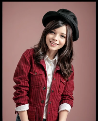 girl wearing hat,melody,beret,bowler hat,fedora,hat womens,mari makinami,leather hat,mado,trilby,cardigan,children's photo shoot,gap kids,fashionable girl,portrait background,edit icon,hat womens filcowy,cute clothes,adorable,brown hat