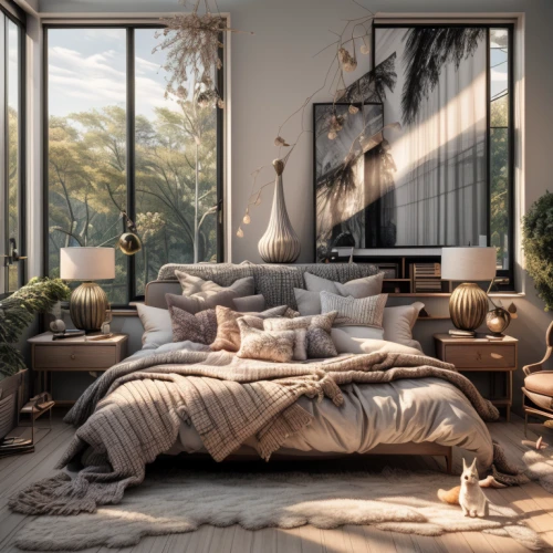 modern room,soft furniture,bedroom,canopy bed,morning light,danish furniture,livingroom,modern decor,living room,sleeping room,chaise lounge,interiors,interior design,scandinavian style,great room,contemporary decor,bed in the cornfield,sofa bed,guest room,bedroom window