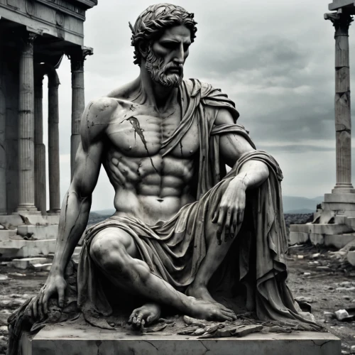 poseidon,statue of hercules,the death of socrates,2nd century,sparta,greek mythology,temple of hercules,roman history,asclepius,lampides,greek god,the roman empire,athenian,poseidon god face,caesar,thymelicus,justitia,julius caesar,zeus,romans,Conceptual Art,Fantasy,Fantasy 33