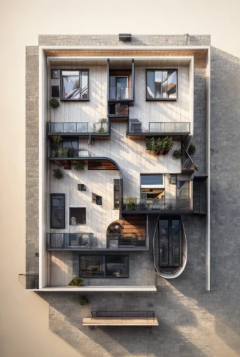 an apartment,apartment house,shared apartment,apartments,cubic house,apartment building,habitat 67,sky apartment,3d rendering,apartment,apartment complex,floorplan home,apartment block,residential,residential house,condominium,appartment building,architect plan,modern architecture,mixed-use,Architecture,General,Masterpiece,None