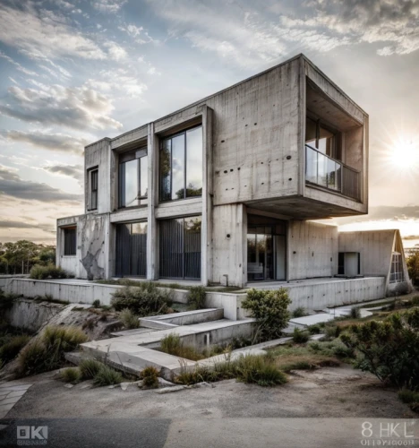 dunes house,exposed concrete,concrete blocks,modern architecture,modern house,cubic house,concrete construction,brutalist architecture,cube house,concrete,concrete ship,luxury decay,archidaily,habitat 67,concrete slabs,metal cladding,concrete plant,dilapidated,urban landscape,mid century house,Architecture,General,Brutalist,Brutalism