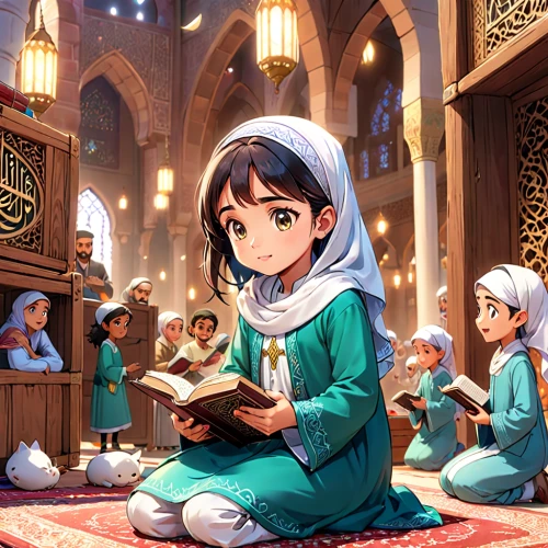 islamic girl,girl praying,rem in arabian nights,ramadan background,ramadhan,ramadan,quran,eid,the prophet mary,little girl reading,arabic background,muslim background,koran,eid-al-adha,allah,religious,islamic,islam,fatima,prayer book,Anime,Anime,General