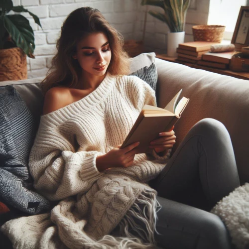 relaxing reading,reading,coffee and books,warm and cozy,cozy,hygge,e-book readers,bookworm,e-reader,read a book,tea and books,girl studying,ereader,readers,reading owl,blonde woman reading a newspaper,sweater,christmas knit,knit,warmth