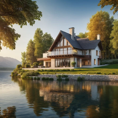 house with lake,house by the water,summer cottage,beautiful home,swiss house,chalet,house in the mountains,house in mountains,cottage,lake lucerne region,luxury home,country house,boathouse,luxury property,home landscape,boat house,summer house,private house,holiday villa,villa balbianello,Photography,General,Natural