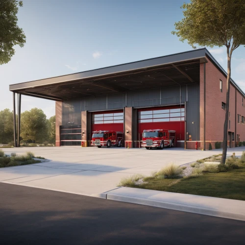 fire station,fire and ambulance services academy,fire department,bus garage,water supply fire department,houston fire department,garage,fire dept,loading dock,hangar,garage door,fire pump,rosenbauer,fire fighting technology,firstfeld depot,fire fighting water supply,automobile repair shop,fire service,prefabricated buildings,auto repair shop,Photography,General,Natural