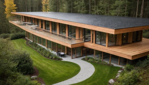 timber house,house in the forest,dunes house,wooden decking,eco-construction,wooden house,folding roof,log home,house in the mountains,wood deck,house in mountains,modern house,log cabin,modern architecture,turf roof,american larch,slate roof,grass roof,wooden roof,roof landscape,Photography,General,Commercial