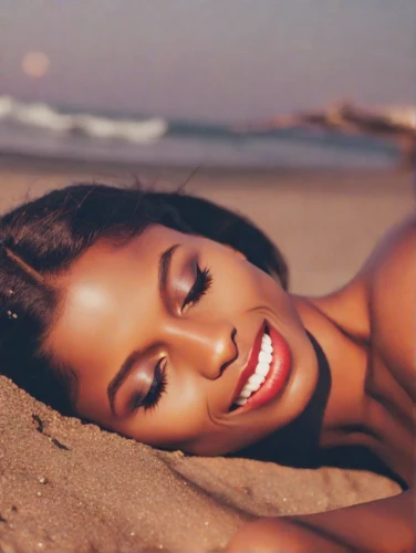 head stuck in the sand,sandy,playing in the sand,beach background,white sand,singing sand,sand,beach shell,beaches,sand waves,seashells,smiling,brown sugar,girl on the dune,on the beach,killer smile,beached,beautiful african american women,a smile,smiles