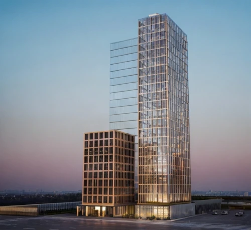 glass facade,renaissance tower,high-rise building,residential tower,the skyscraper,skyscapers,steel tower,olympia tower,pc tower,glass building,autostadt wolfsburg,high-rise,skyscraper,office building,appartment building,impact tower,messeturm,high rise,glass facades,office buildings,Architecture,Skyscrapers,Modern,Mexican Modernism