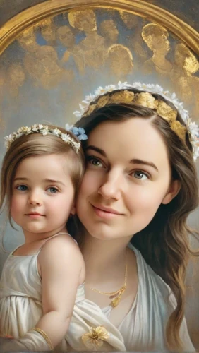 emile vernon,mary-gold,christ child,porcelain dolls,mary 1,cepora judith,capricorn mother and child,little girl and mother,holy family,beautiful frame,jesus child,portrait background,mother and daughter,mirror image,mom and daughter,cherubs,mary,angels,baby frame,jesus in the arms of mary