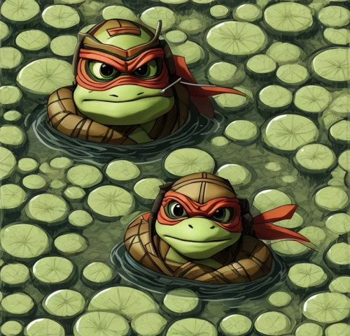 water frog,frog background,frogs,pond frog,turtle pattern,water turtle,kawaii frogs,turtles,amphibians,frog gathering,pond lenses,duck and turtle,pond turtle,bullfrog,frog through,stacked turtles,trachemys,river cooter,true frog,bottomless frog,Game&Anime,Manga Characters,Wabi-sabi