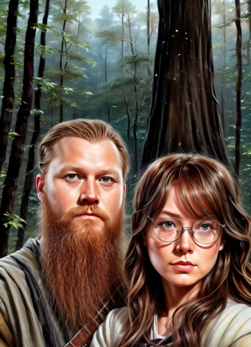 portrait background,dwarves,custom portrait,neanderthals,vikings,guards of the canyon,pam trees,adam and eve,fantasy portrait,world digital painting,druid grove,pine family,forest background,fantasy picture,free wilderness,biblical narrative characters,hokka tree,great apes,germanic tribes,aa