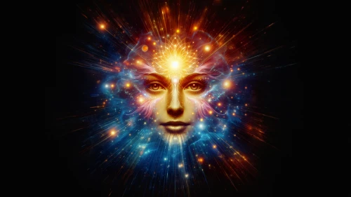 apophysis,divine healing energy,crown chakra,transcendence,shamanic,consciousness,aura,star mother,cosmic eye,astral traveler,shiva,third eye,aporia,priestess,head woman,astral,mind-body,metaphysical,inner light,meridians