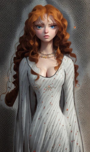 female doll,redhead doll,merida,cloth doll,dress doll,vintage doll,doll figure,painter doll,doll dress,designer dolls,porcelain dolls,artist doll,fashion dolls,fashion doll,dead bride,miss circassian,collectible doll,suit of the snow maiden,white lady,joint dolls,Common,Common,Game
