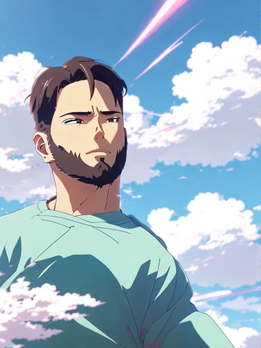 summer sky,would a background,the face of god,game arc,gale,sky,beard,the sky,evangelion eva 00 unit,blue sky,clear sky,skies,blue sky clouds,薄雲,shia,lens flare,beard flower,everett,bright sun,epic sky,Common,Common,Japanese Manga