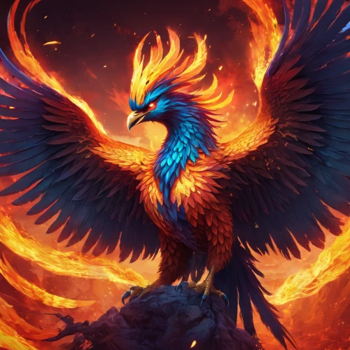 phoenix rooster,phoenix,firebird,garuda,gryphon,fire birds,fire background,flame spirit,fawkes,fire angel,griffin,griffon bruxellois,blue and gold macaw,imperial eagle,eagle illustration,flame of fire,fire siren,pillar of fire,fiery,eagle,Conceptual Art,Fantasy,Fantasy 02