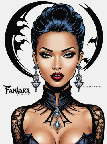 tantra,tambura,maori,tambora,vampira,havana brown,tamarind,samara,tamarin,tambur,fatima,katana,tiana,fantasy woman,rockabella,damiana,voodoo woman,tattoo girl,femme fatale,tamra,Unique,Design,Logo Design